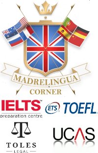 Logo Madrelingua Corner – corsi di inglese e certificazione IELTS, partner convenzionato Farwel