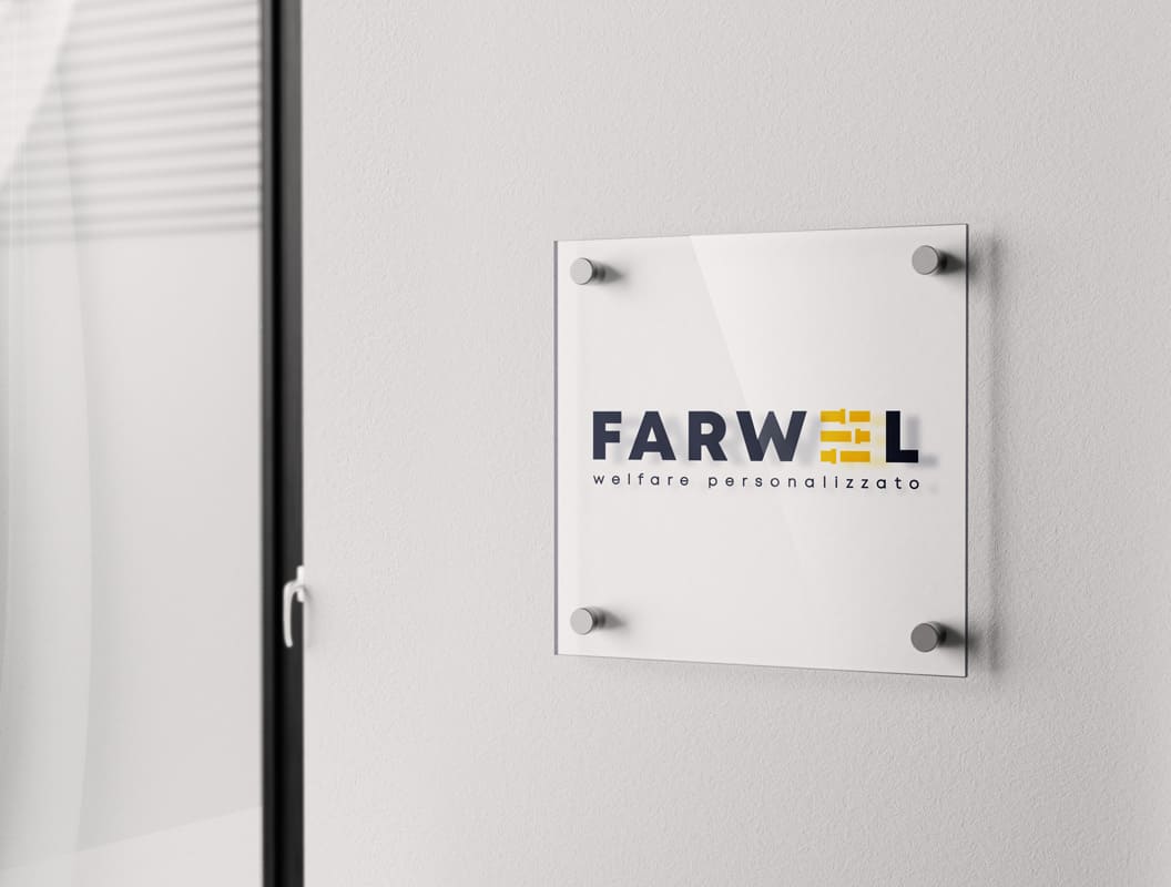 Farwel Welfare aziendale personalizzato insegna ufficio direzione