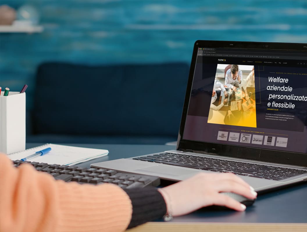 Farwel Welfare aziendale personalizzato nuovo sito web