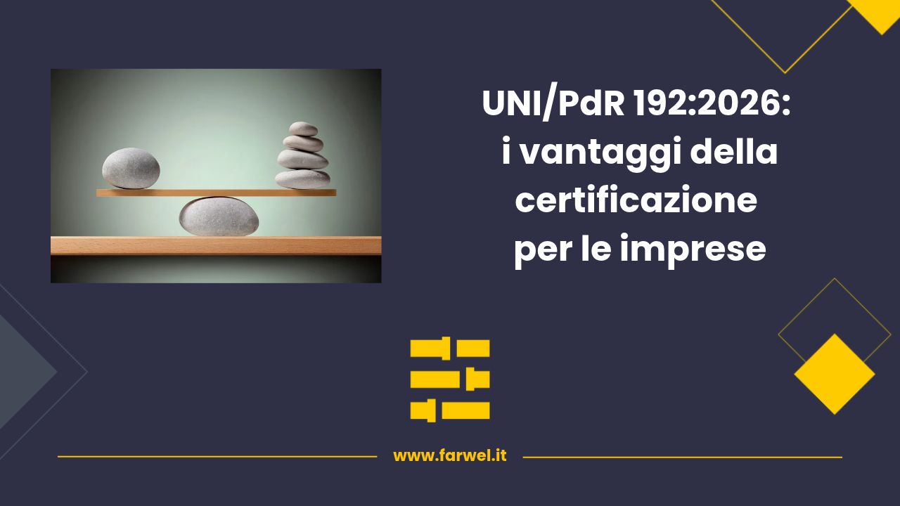 Copertina blog sulla relazione fra UNI/PdR 192:2026 e welfare aziendale